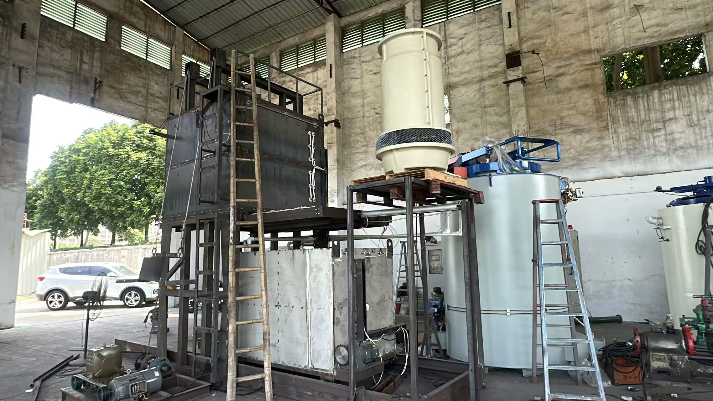 Aluminum Alloy Solution Heat Treatment Furnace with Water Quenching System